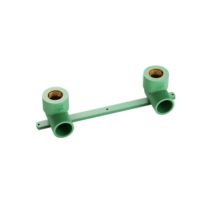 Double Wall Plate F/Th Elbow 16cm