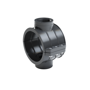 Double Outlet Plastic Saddle Rider